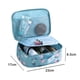 thumbnail image 5 of Bolsa de maquillaje de viaje para mujer, almacenamiento de bolsa de cosméticos, estuche de tren de maquillaje portátil para cepillos, joyería, artículos de tocador, accesorios de viaje, patrón 3, 5 of 8