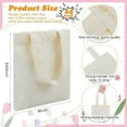 thumbnail image 2 of 24 x Canvas Craft Bags-Creamy-White, 2 of 5