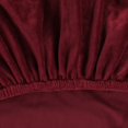 thumbnail image 5 of TOPCHANCES 2-Pieces Velvet Wingback Chair Covers, Stretch Wing Chair Sofa Slipcover, Armchair Cover, Furniture Protector (Wine Red), 5 of 8