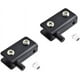 thumbnail image 1 of 6 piezas de bisagra de pivote de puerta de vidrio de acero inoxidable, clip de bisagra de puerta de vidrio ajustable (40x20x10 mm), clip de bisagra de pivote de gabinete para vidrio de 5-8 mm de espe TUNC Sencillez, 1 of 5