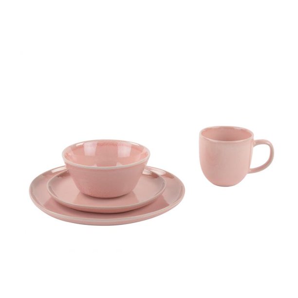 Vajilla 16 piezas Merten - Rosa Weik Contemporaneo