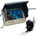 thumbnail image 1 of Cámara de pesca submarina ZXBVSU con visión nocturna y pantalla HD de 4.3 pulgadas | Cable impermeable de 100 pies y batería de 5000 mAh para pesca en hielo, lago, barco o kayak, 1 of 6
