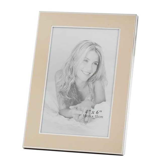 Jiallo 63374 4 x 6 in. Jolene Photo Frame, Satin Gold Finish
