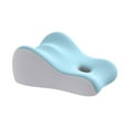thumbnail image 3 of Almohada de cuña de espuma viscoelástica para dormir en la cama Almohada para dormir de moda gris claro, 3 of 9