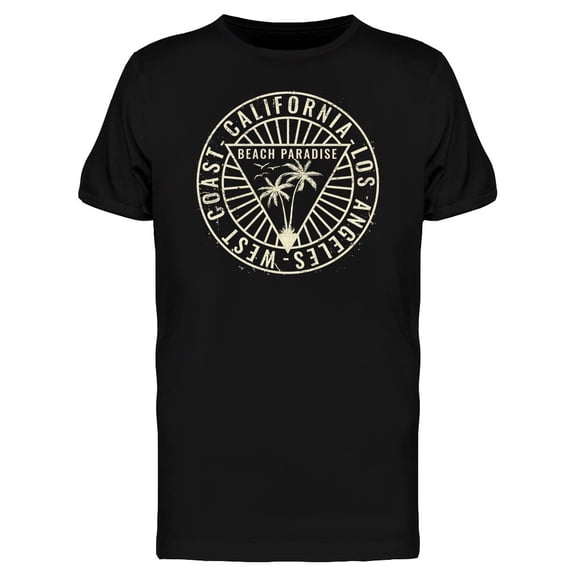 Coast California Beach Paradise Tee Men's -Image by Shutterstock