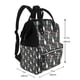 thumbnail image 2 of Fotbe Christmas cute deer old man Mochila Maternidad - Lona de Sarga Impermeable, Mochila de Pañales de Gran Capacidad con Múltiples Bolsillos y Correas Ajustables, 2 of 6