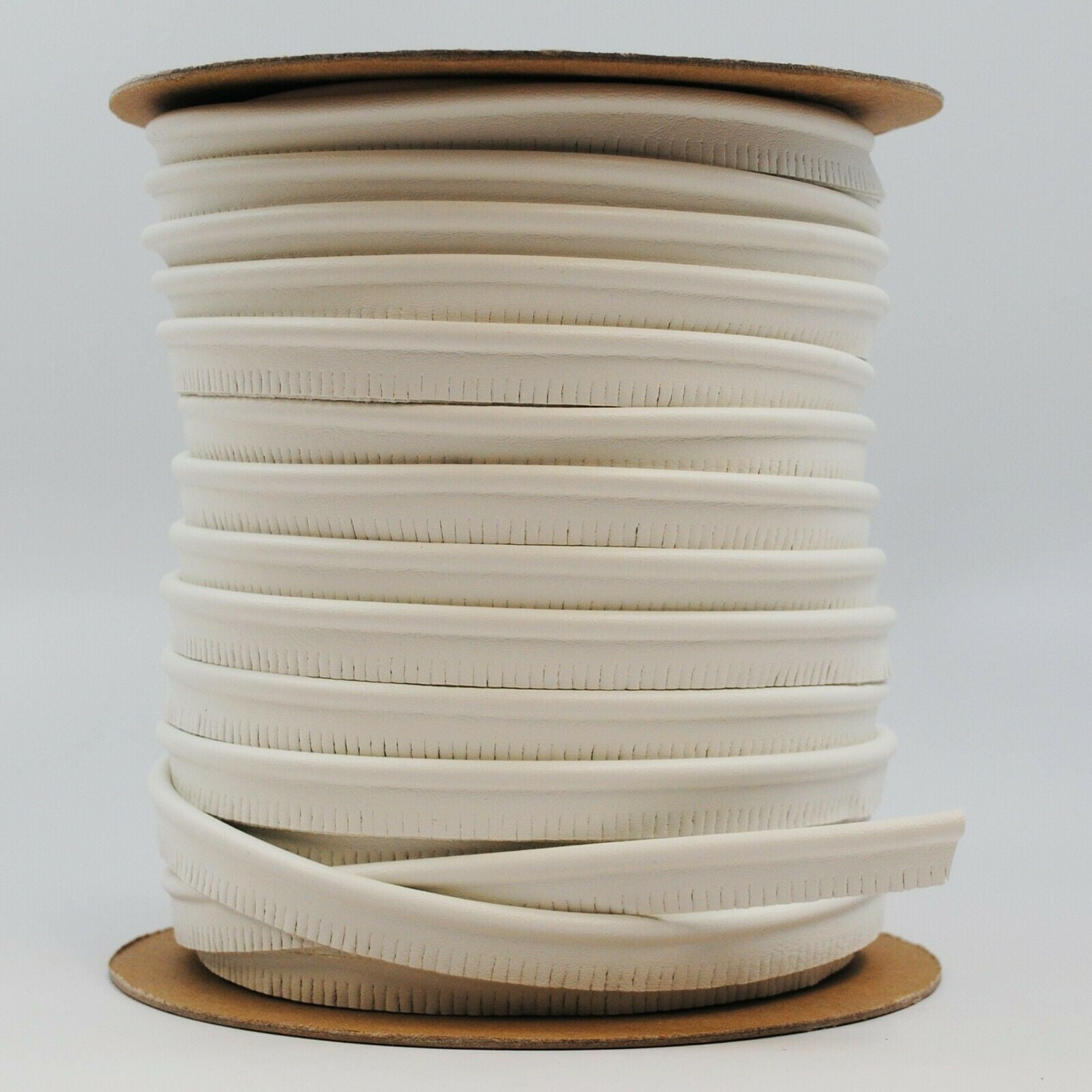 Seaquest Chalk White Welt Marine Vinyl Upholstery Trim (5 Yards