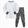 thumbnail image 2 of WXFAZCVU Boys Fall Clothes Set Crewneck Pullover Graphic Tops and Pants Trendy Outfits Size 2-3 Years, 2 of 4