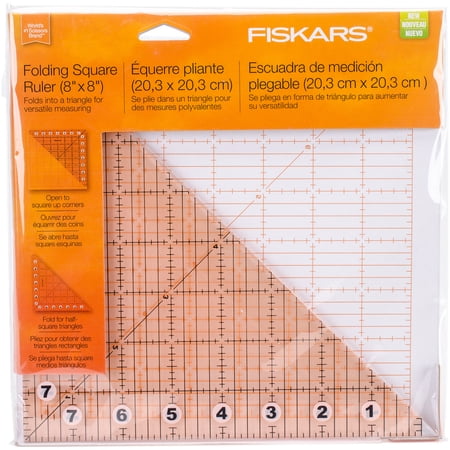 8 Inch Ruler Walmart Fiskars Folding Ruler-8