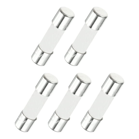 Uxcell 5Pcs Time Delay Fuse Ceramic Fuses Tube 5mm x 20mm 250V 10A for Repair Circuits
