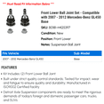 thumbnail image 2 of Front Lower Ball Joint Set - Compatible with 2007 - 2012 Mercedes-Benz GL450 Base 2008 2009 2010 2011, 2 of 2