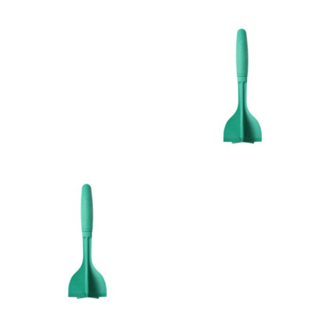 Wosthever Triturador de alimentos Gadget de cocina Triturador de carne Conveniencia Mango largo multicolor Accesorios para el hogar Verde 2Conjunto