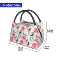 thumbnail image 2 of Easygdp Roses and Butterflies Bolsa de Almuerzo Insulada Reutilizable, Bolsa de Mano y Bandolera para Oficina, Trabajo, Viajes, 2 of 6