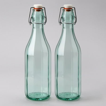 Global Amici Faceted Hermetic Bottles - Set of 2