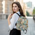 thumbnail image 6 of Sailing Ship Boat Map Mermaid Travel Laptop Backpack Casual Daypack Lightweight Bookbag Compartment for Business, 6 of 7