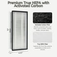 thumbnail image 3 of True HEPA Odor Reduction A/D/H Replacement Filters For Air Purifier Compatible with 3M Filtrete FAP-TT-ADH, Holmes HAP9243, HAP9415, HAP9423, Honeywell HPA060(BWM). 1 Pack, 3 of 5
