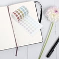 thumbnail image 2 of KAKOWELY Decorative Stickers 4pcs Decorative Scrapbook Stickers Stationery Stickers Dot Design Stickers Random Style2.44"X1.61"X1.61", 2 of 5