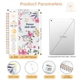 thumbnail image 5 of Academic Planner 2026-2027 Calendar Notebook(Jul.2026-Jun.2027,6.3"x8.5") Weekly Monthly Planner for Women Men 2026-2027 Planner Supplies-Flower, 5 of 9