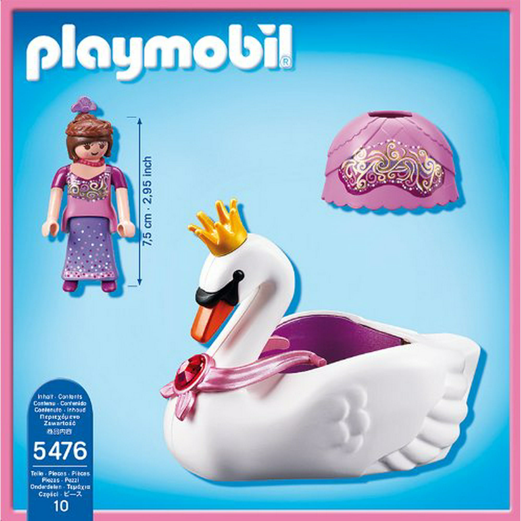 PLAYMOBIL Princess with Swan Boat Playset