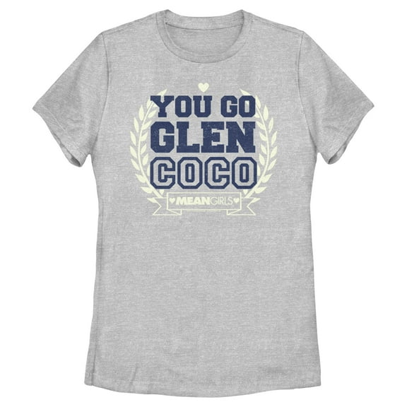 Women's Mean Girls You Go Glen Coco Graphic Tee Athletic Heather Small