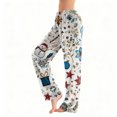 thumbnail image 2 of MLQIDK Christmas Pajama Pants Women Santa Xmas Tree Snowflake Comfy Pj Pants Funny Baggy Christmas Christmas Pajamas Christmas Drawstring Sleep Couple Pajamas, 2 of 6