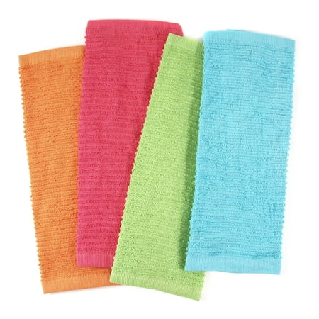 Iron Chef America Chef Dish Cloth in Assorted Bright Colors, Set of