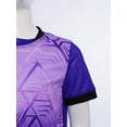 thumbnail image 5 of Xnihocha Kids Boys Soccer Jersey Goalkeeper Shirts Goalie Keeper Uniform Goalkeeper Kit for Youth Purple 10, 5 of 7