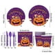 thumbnail image 3 of Juego de 60 Platos, Vasos y Cubiertos Desechables de Papel para Fiesta de Halloween | Vajilla Ecológica Biodegradable | Vajilla Ligera y a Prueba de Fugas para Niños y Adultos En Eventos Al Aire Libr, 3 of 6