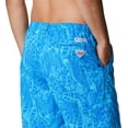 thumbnail image 4 of Columbia Men's Super Backcast Water Short, Blue Macaw Crosshatched Tuna Print, Small, 4 of 4