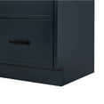 thumbnail image 4 of Ariel Kelly 66 Inch Single Oval Sink Bathroom Vanity With Carrara White Quartz Countertop 1.5 Inch Edge In Midnight Blue, 4 of 12