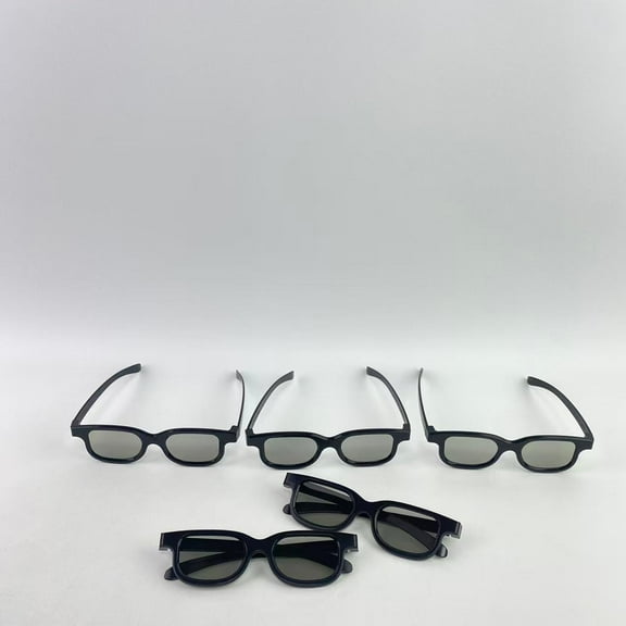APEXSTAR 3D spectacles, 5-Pack Circular Polarized Passive 3D Glasses for Real Cinema, 3D TV, and Projectors – Non-Flashing Home & Theater Use