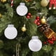 thumbnail image 3 of Juego de adornos navideños de 60 mm/2,36 pulgadas, 30 piezas de adornos navideños transparentes, bolas decorativas inastillables para decoraciones de adornos de árbol de Navidad, bolas de cristal, 3 of 5
