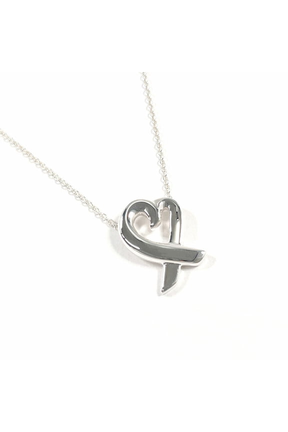 Pre-Owned TIFFANY & Co. Tiffany Loving Heart Paloma Picasso Necklace in 925 Sterling... (Good)