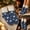 Blue, variant on Tepsmf Christmas Snowflake Socks Fleece-Lined Mid-Calf Warm Winter Cotton Socks for Men Women Holiday Gift