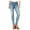 Blue - trudywash, variant on American Rag Womens Pieced Step-Hem Skinny Fit Jeans, Blue, 15