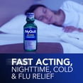 thumbnail image 4 of Vicks NyQuil SEVERE Cold & Flu Liquid, Cold and Flu Medicine for Adults, Original, 12 fl oz, 4 of 7