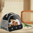 thumbnail image 4 of Bearded Dragon Travel Carrier,Lizards Carrier, Small Animal Travel Carrier for Sugar Glider Hedgehog Rat Parrot Bird Guinea Pig, Portable Guinea Pig Travel Carrier for 2, 4 of 6