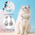 thumbnail image 3 of collier Pour Chat Avec Cloche,collier Pour Chat En Bois De Sapin,collier Anti-tranglement De Taille Rglable,adapt Aux Chats Et Autres Petits Anima, 3 of 5