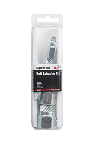 5-Piece Superior Tool 05250 Bolt Extractor Kit 