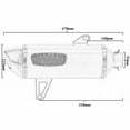thumbnail image 2 of Motorcycle Exhaust Pipe Carbon Fiber Muffler With Heat Shield Cover Slip-on For Yamaha XMAX300 XMAX250 400, 2 of 4