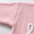 thumbnail image 6 of CAUYDY Toddler Baby Boy Girl Sweater Embroidered LOVE Outfits Long Sleeve Pullovers Fall Winter Clothes(L101-Blue,3-4 Y), 6 of 9