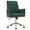 Green, variant on Bananova Big and Tall Office Chair 380lbs, Mid-Back Corduroy Swivel Desk Chair with Gold Base, Wide Seat Computer Vanity Chair, Green
