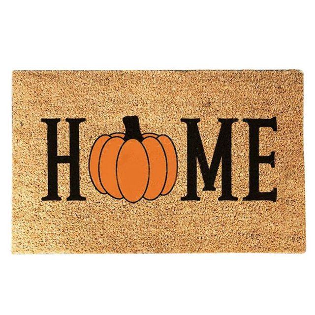 Bathroom Mat The Witch Is In Pattern Rubber Mat Halloween Carpet for Bedroom Kitchen Door Felt Rug Party Decor