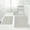 Beige, variant on Bath Mat Set 4 Pieces, with Latex Non-Slip Backing, Absorbent & Machine Washable Bathroom Rug Set