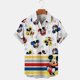 thumbnail image 1 of New Anime Mickey Mouse Donald Duck Men's T-Shirt 3D Printing Summer Disney Casual Simple High Quality Shirt Hawaiian T-Shirt TopL Gao Jinjia LED, 1 of 2