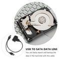 Hard Drive Cable External Hard Drive Adapter Hard Disk Cable Black