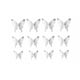 thumbnail image 4 of Ounissouiy 12 piezas de pegatinas de pared de insectos encantadores para el hogar, sala de estar, papel tapiz DIY, calcomanías de pared huecas Type2 NO2, 4 of 6