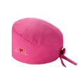 thumbnail image 1 of Women‘s Sweat Absorbent And Fluffy Funny Printed Work Hat With Buttons And Back Tie Adjustable Work Hat And Headscarf, 1 of 2