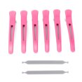 thumbnail image 2 of Hair Clips For Styling Hair Clips With Silicone Band Duck Bill Clips 6Pcs Professional Hair Clips NonSlip Dividing Duckbill Hair Clips For Hair Cutting Styling, 2 of 8