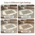 thumbnail image 7 of ODIKA 8'x10' Washable Area Rug Non-Shedding, Easy Care, Vintage Oushak Border Cream Farmhouse Bohemian Medium Boho Large Refined for King Size Bedroom Under Bed, Master Suite, 7 of 7
